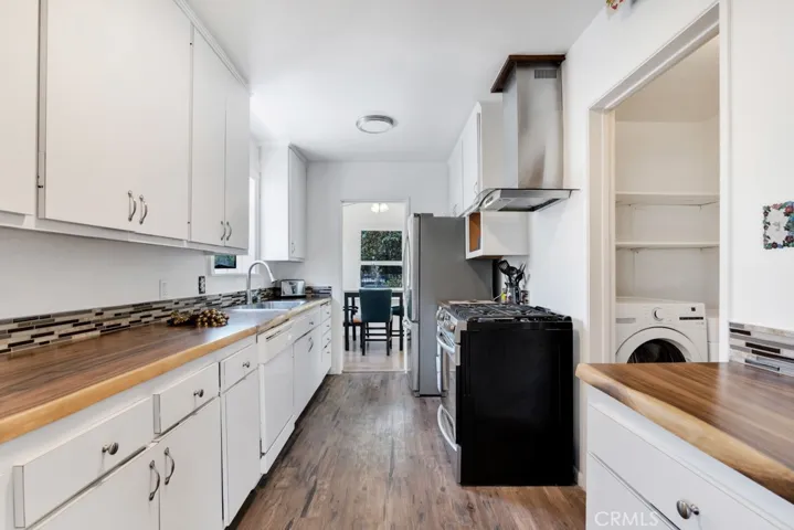 Butcher block counters