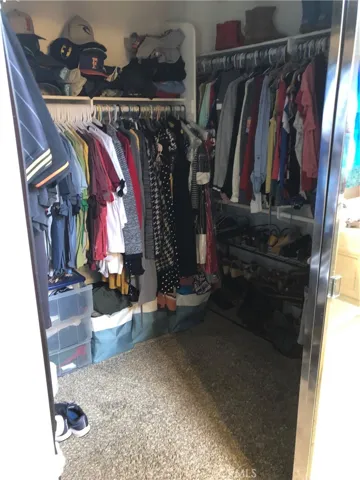 Large walk-in closet in primary