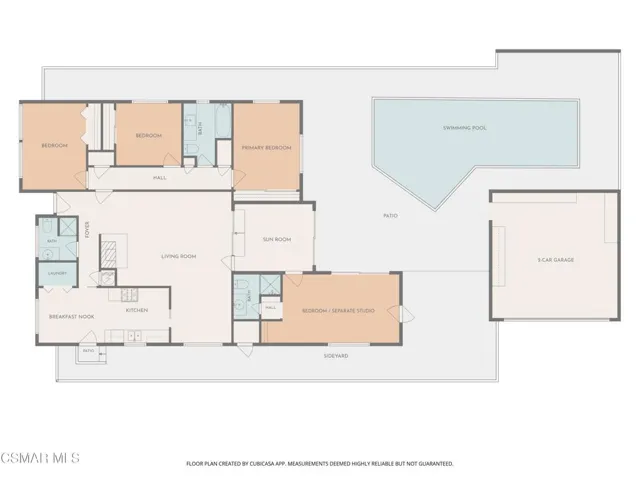 18954 Saticoy St. Floorplan WO Dim.