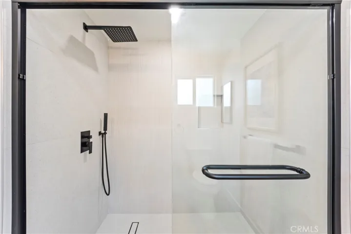 Primary walk-in shower