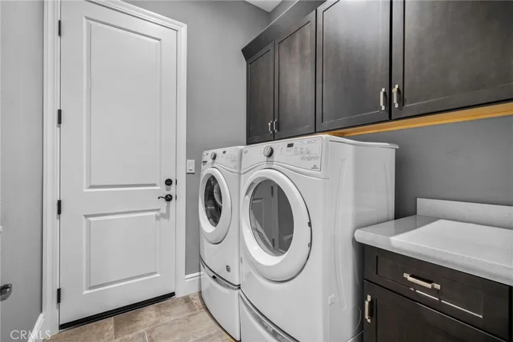 Inside laundry room