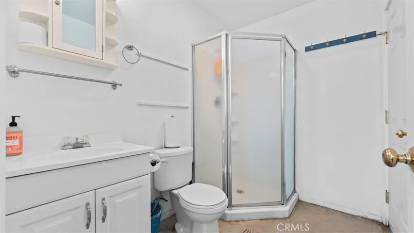 Detached garage bathroom