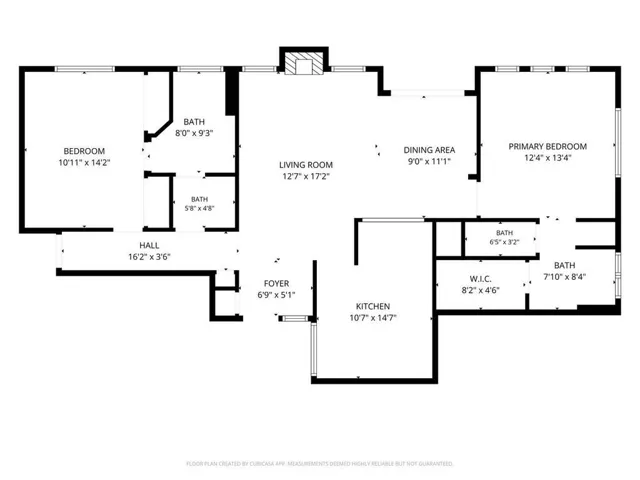 Floor plan offers dual master suites