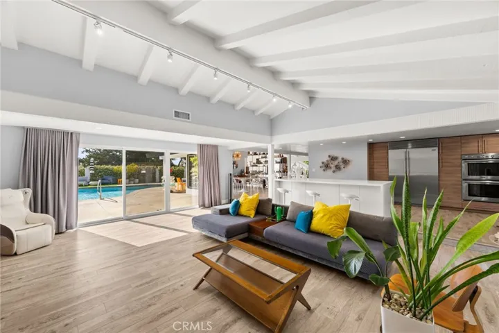 Family room with a View of the Pool
