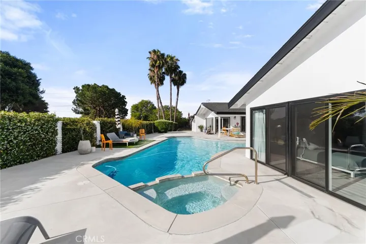 Sparkling Pool and Spa by the Country Club