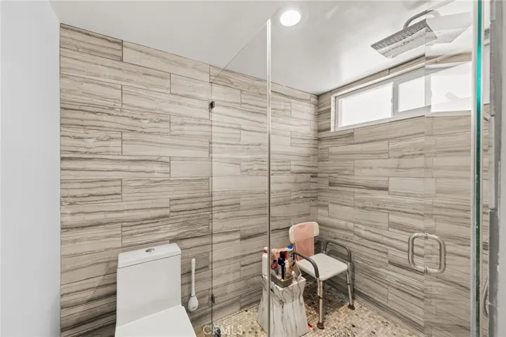 Hallway Bathroom With Oversized Shower