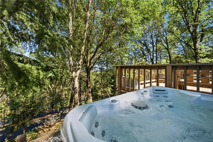 hot tub on deck