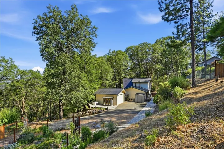 view of the home from back of property