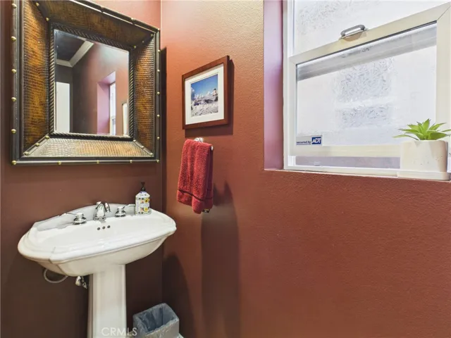 Powder bathroom on the first floor