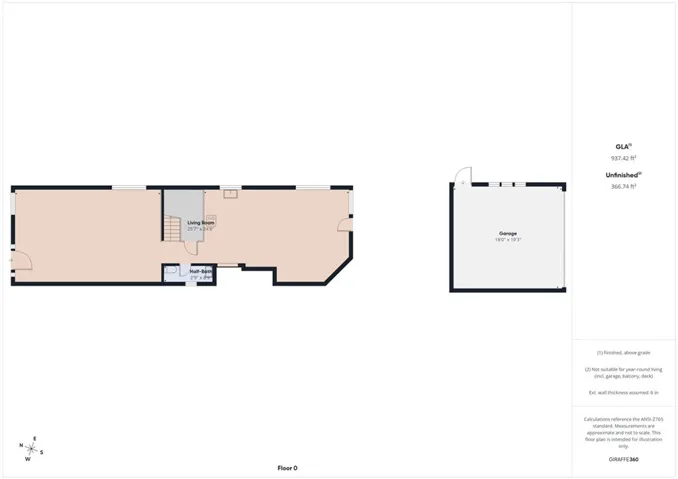 FIRST FLOOR AND GARAGE