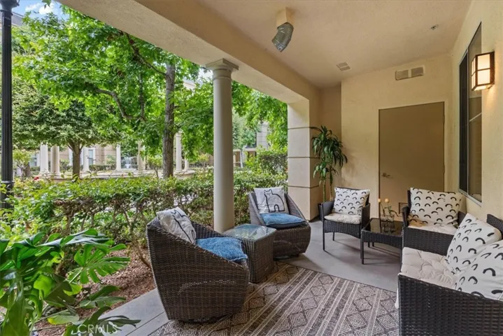Porch off living room and serenity garden