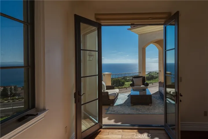Large wrap around balcony with ocean view.