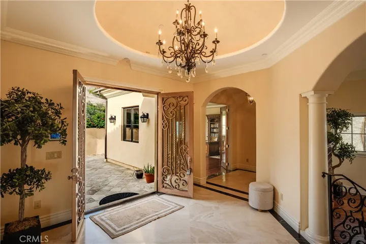 Formal entry foyer.