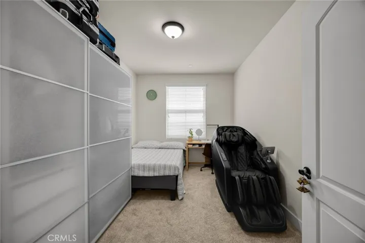 Den With Closet being used as second bedroom