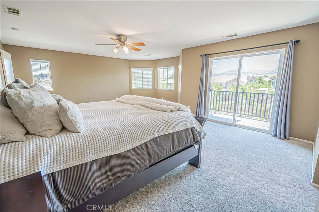 Primary facing Balcony