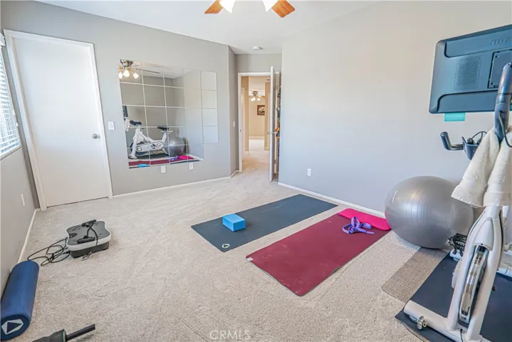Bedroom #4 - Staged as Gym