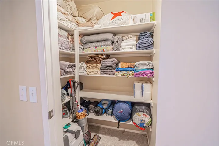 Upstairs Linen Walk In Closet