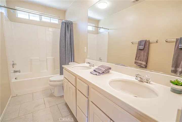 2nd Floor - Secondary Bathroom with Dual Sinks
