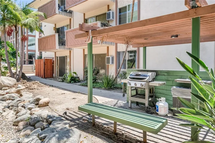 Courtyard BBQ area
