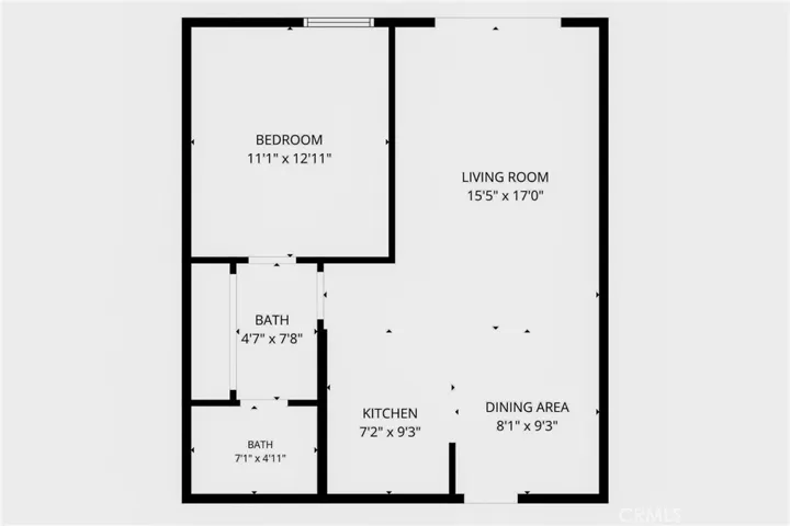 Floor Plan with room measurements