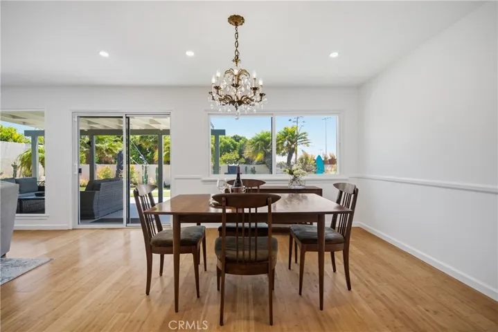 Dining Room looking out over Back Yard