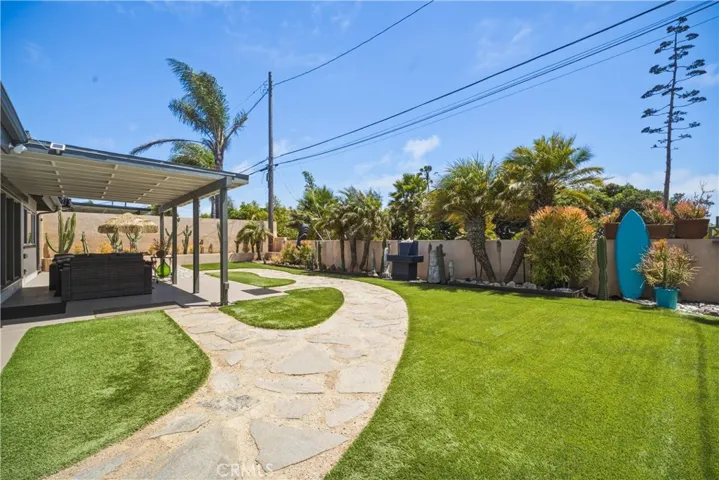 Looking toward Pergola