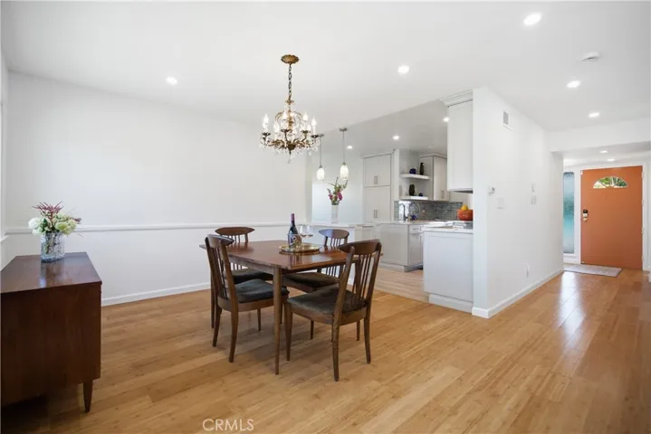Dining Room looking back to Kitchen and Front Door