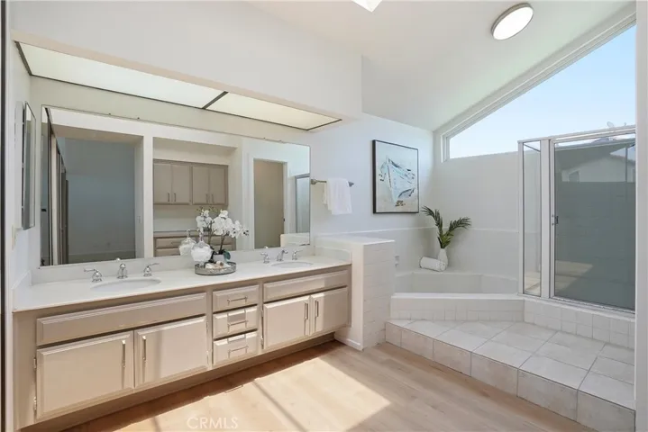 Large primary bathroom