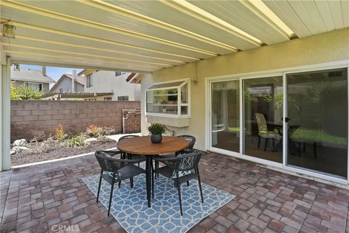 Paver patio.
