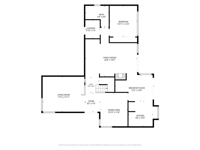 First floor layout.