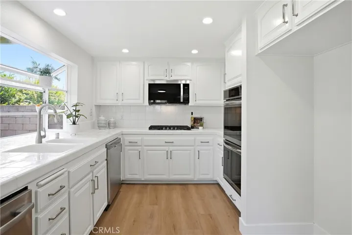 All new stainless steel appliances.
