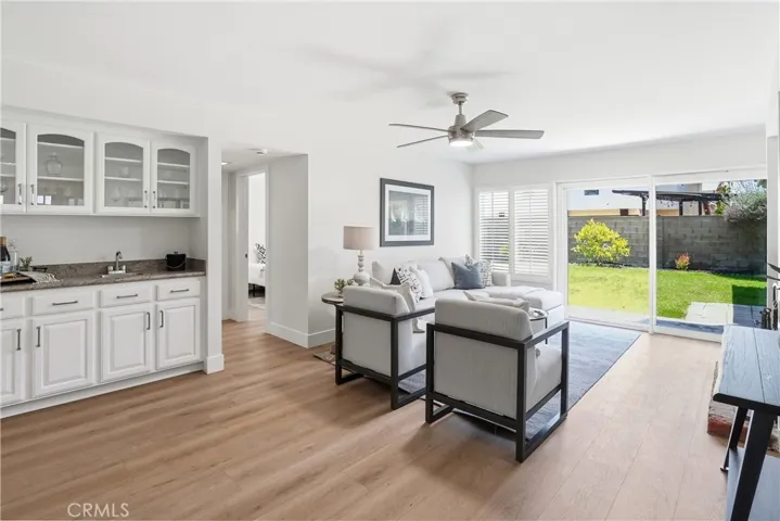 Great cabinetry and bar area off the family room.