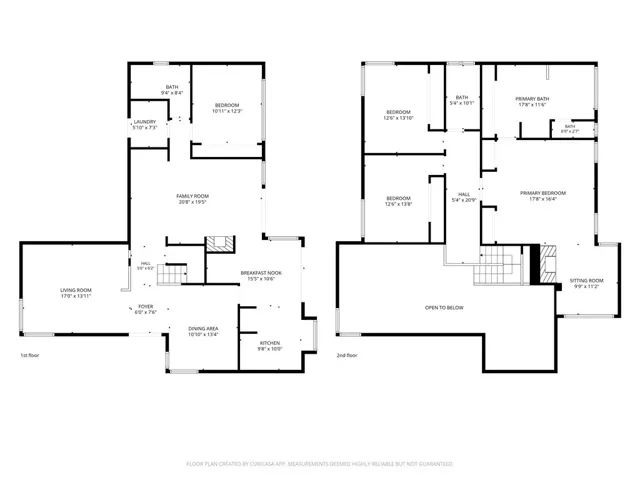 Full layout of this 2,637 square foot home.