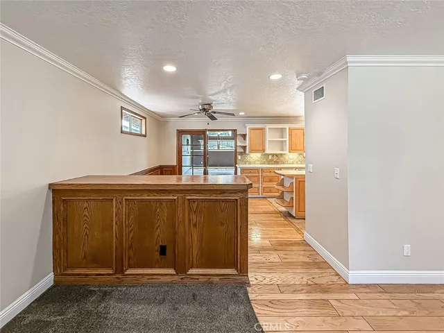 Living room looking into dining room