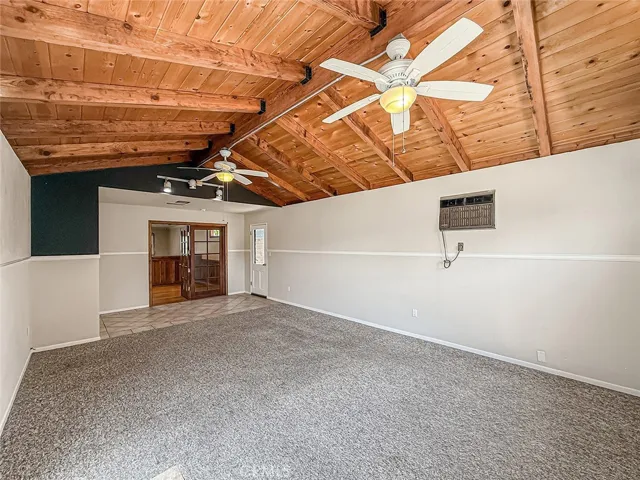 High ceilings in family room