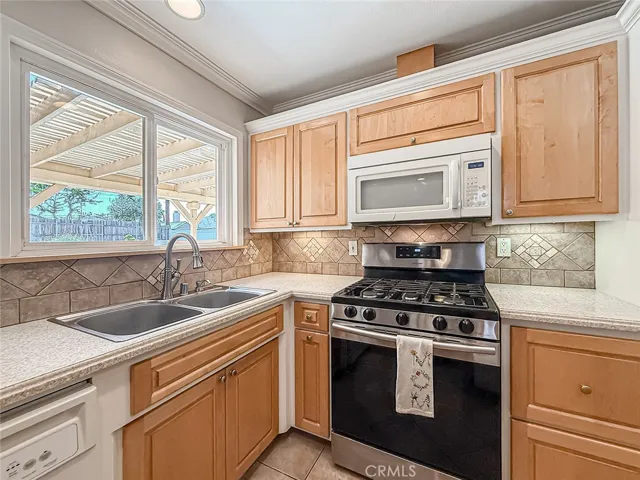 Kitchen with window over sink