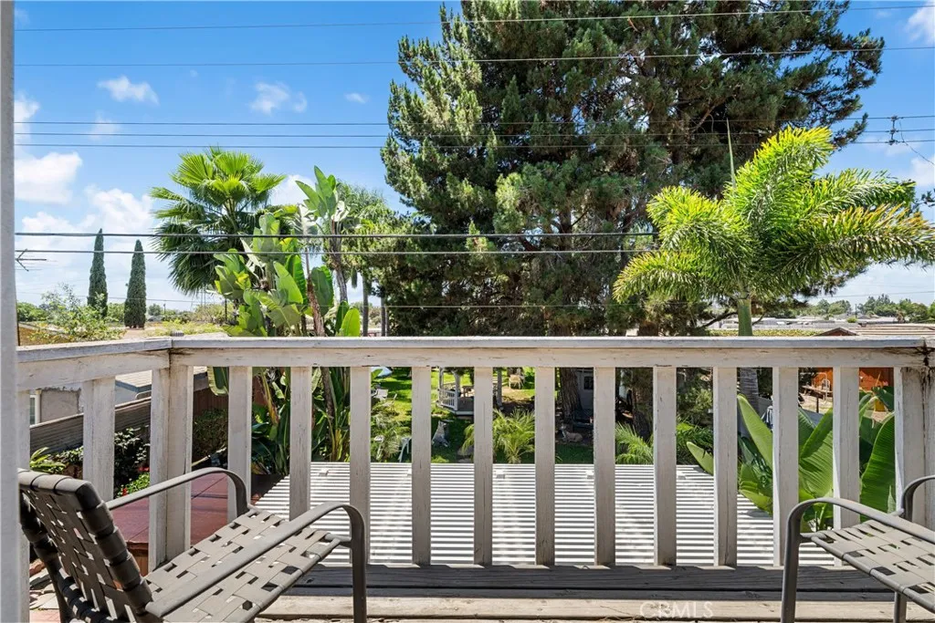 * Upstairs Balcony *