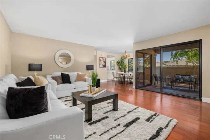 Living Room Open to Kitchen