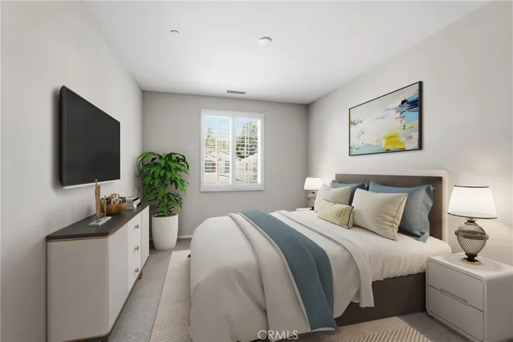 *Virtual Staging-Upstairs bedroom.