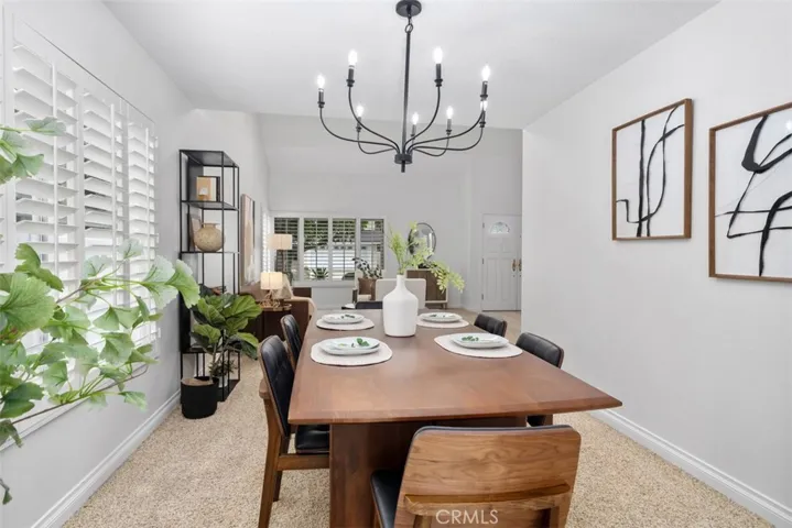 Formal dining room.