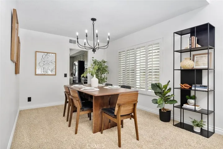 Formal dining room.