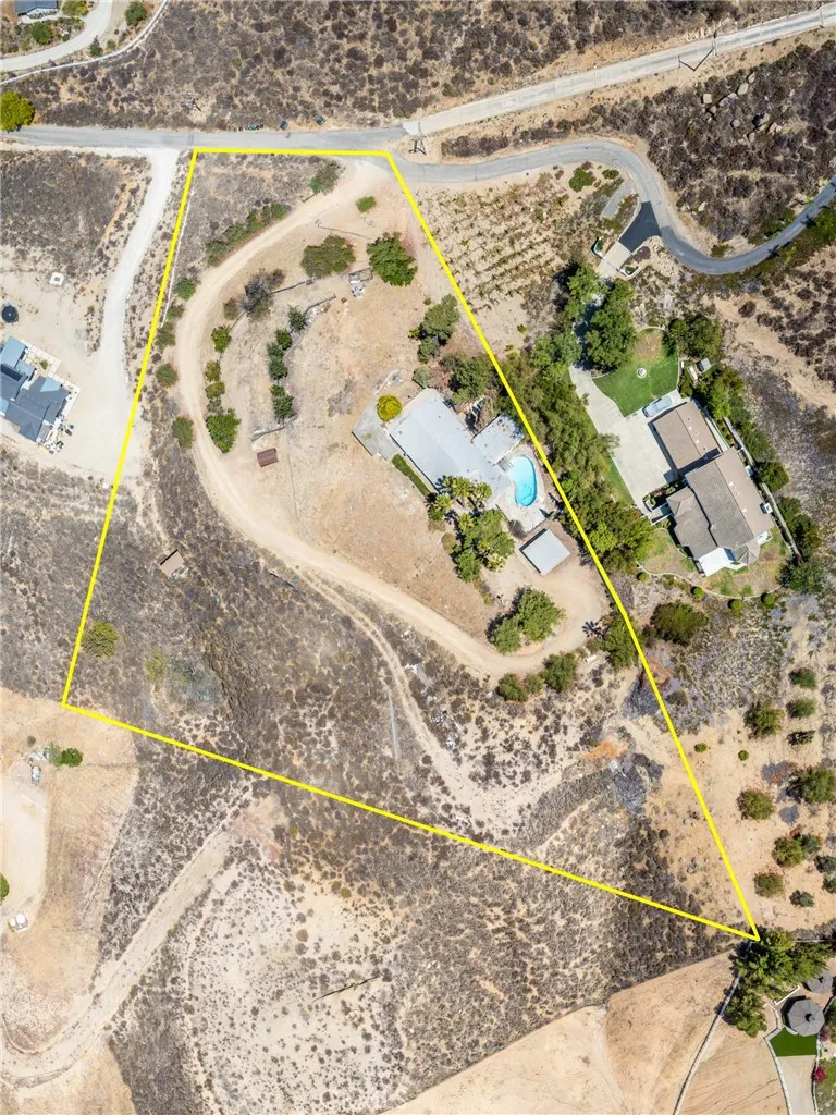 Above - Property Boundary Lines