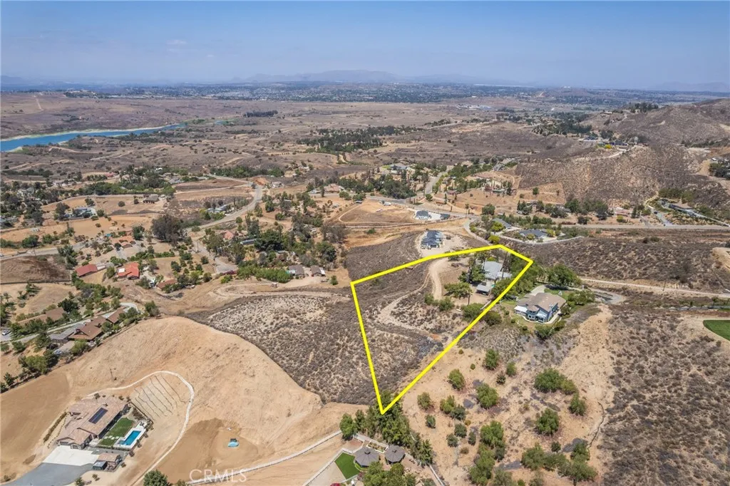 Property Boundary Lines Looking North East