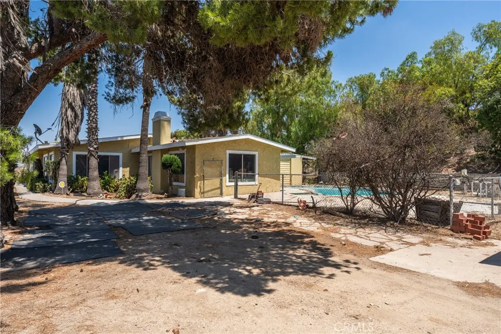 Side of House with Pool