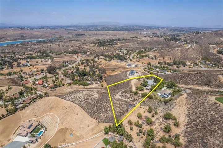 Property Boundary Lines Looking North East