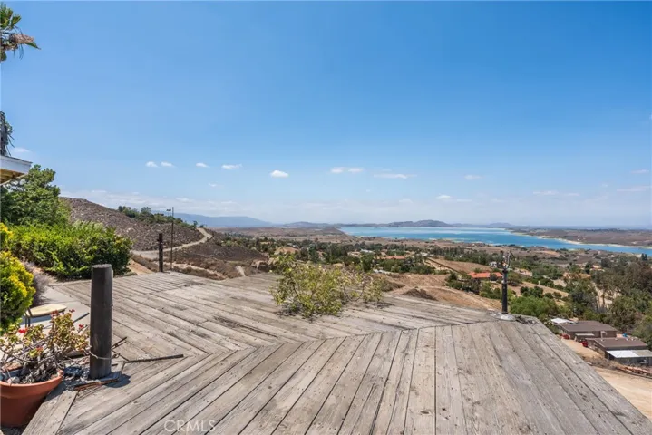 Wooden Deck and View of Lake