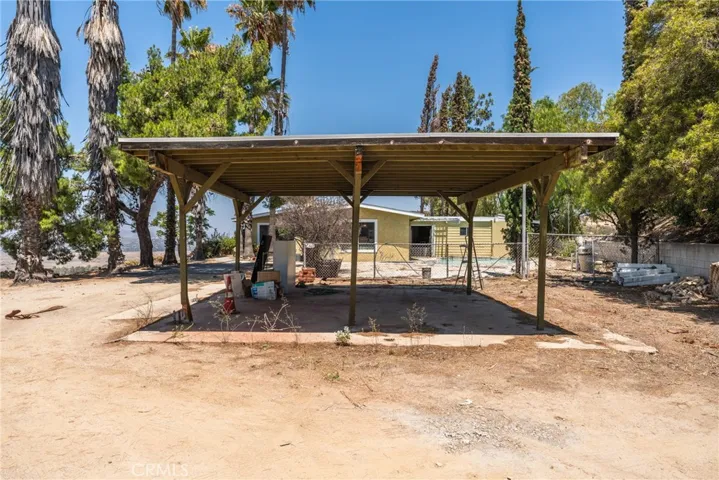 Carport and Side of House and Pool