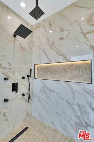 Master shower