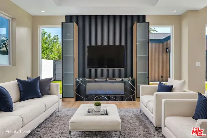 AI Staged Living Room