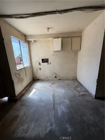 Laundry hook up in garage